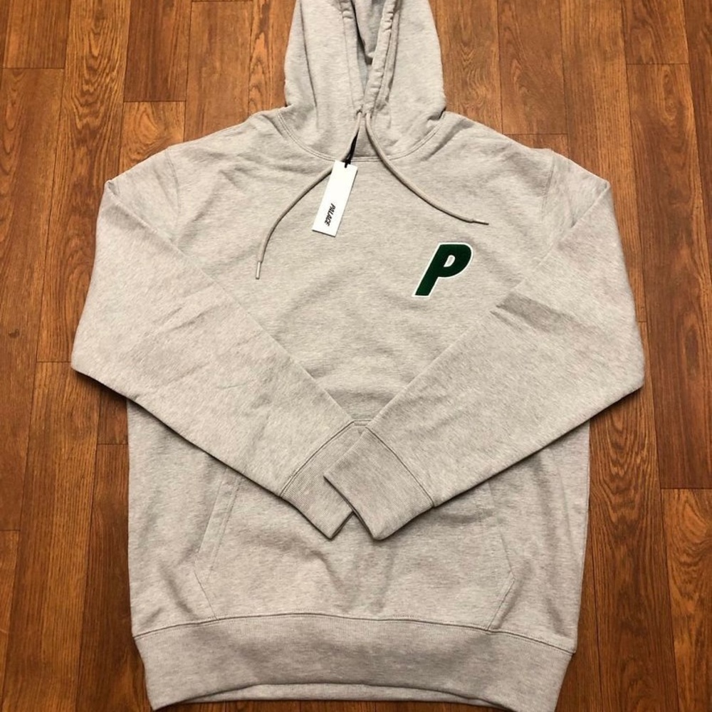 Palace Tri-Chenille Hoodie “Grey Marl”